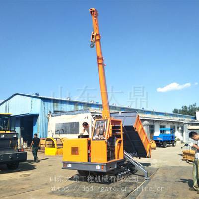 履帶式隨車吊運輸車 山地木材運輸的高效定制解決方案